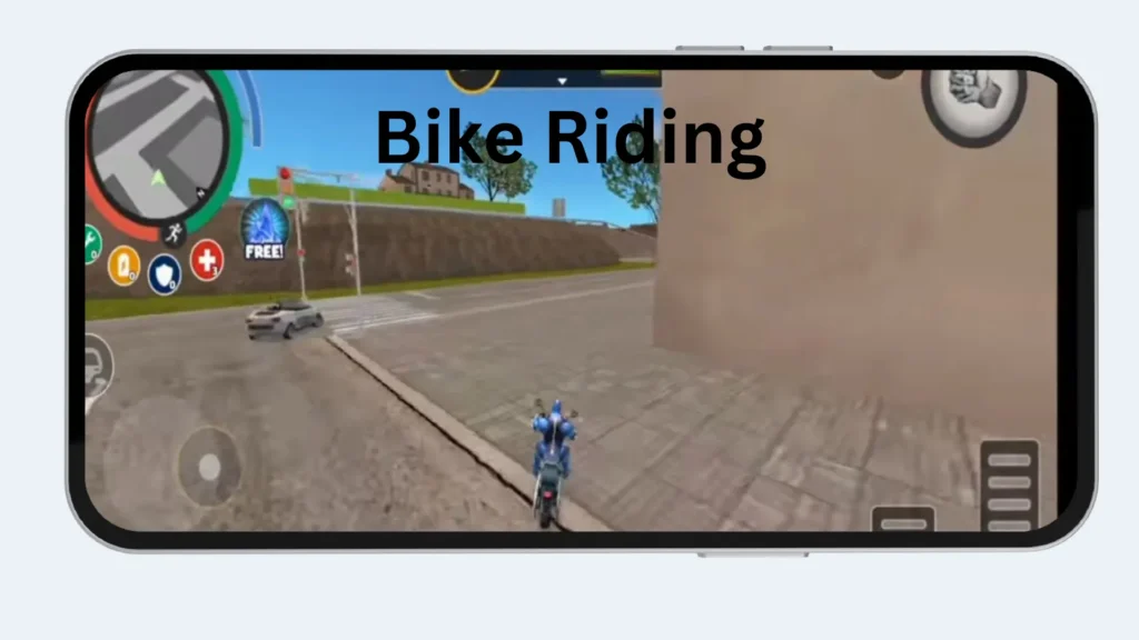 Rope Hero Mafia City Wars Mod APK 4 Bike Riding
