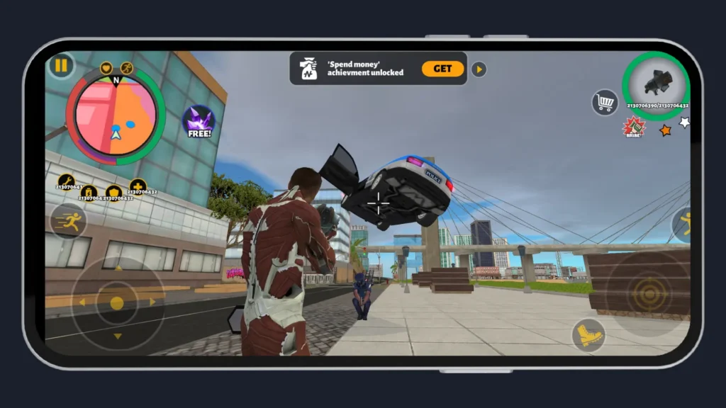 Rope Hero 3 Mod APK 2 Gravity Gun