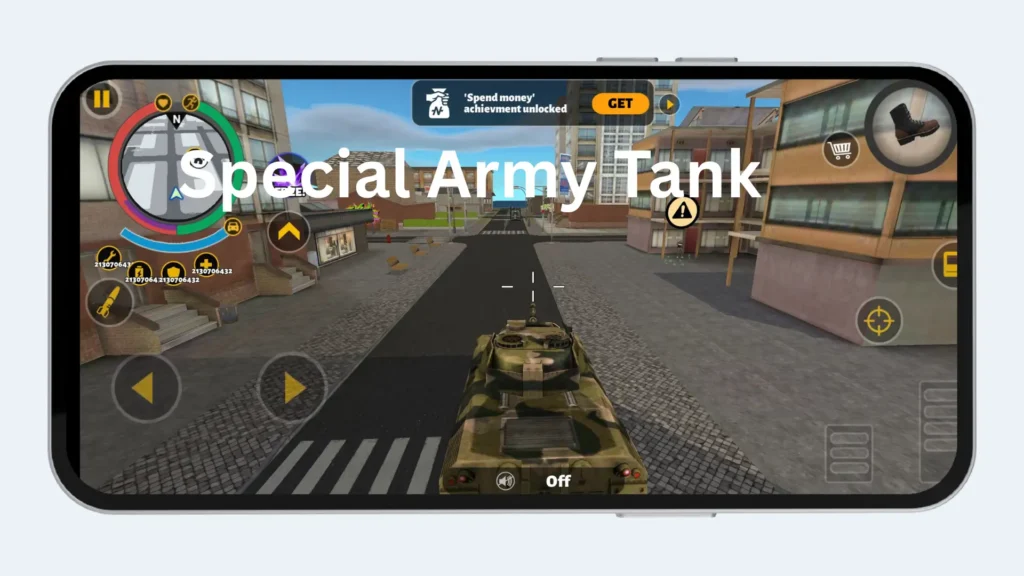 Rope Hero 2 Mod APK 4 Special Army Tank