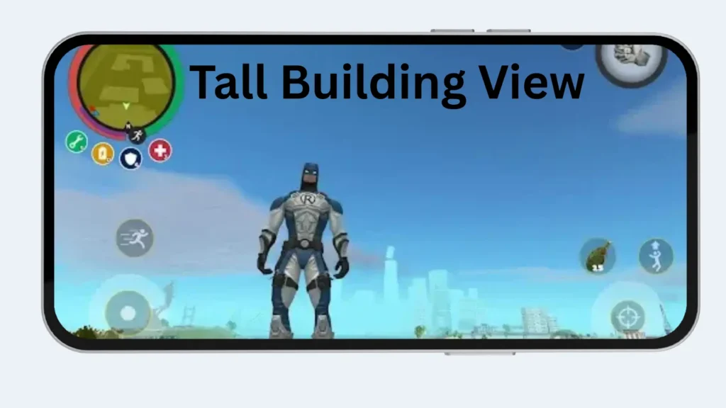 Rope Hero Mafia City Wars Mod APK 1 Tall Building View