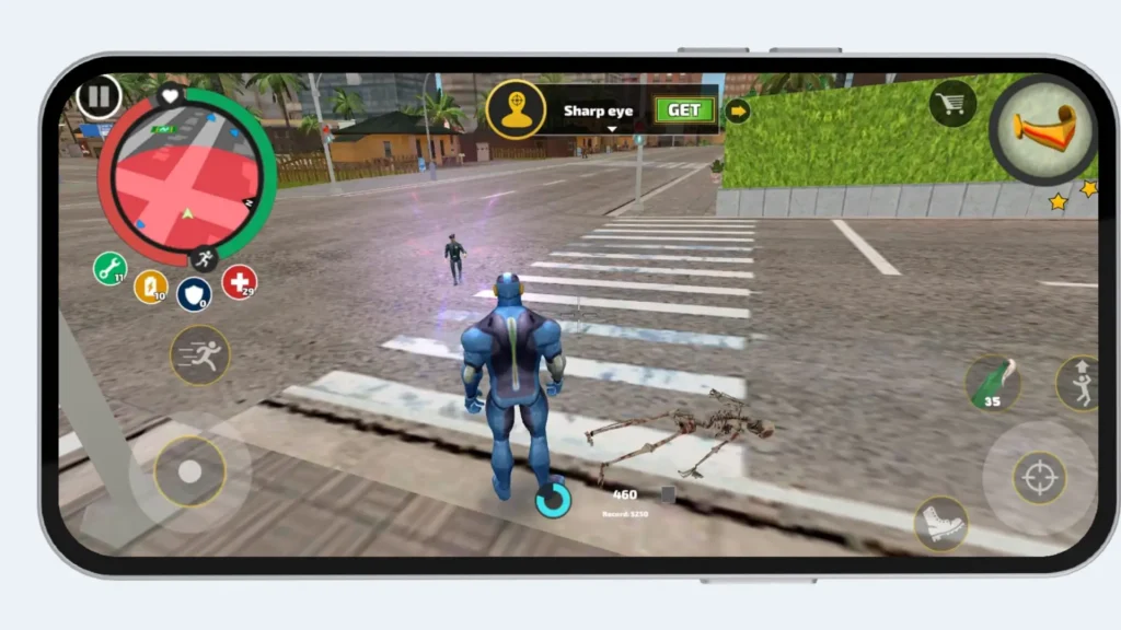 Rope Hero Mod APK 4 Thieves Finish