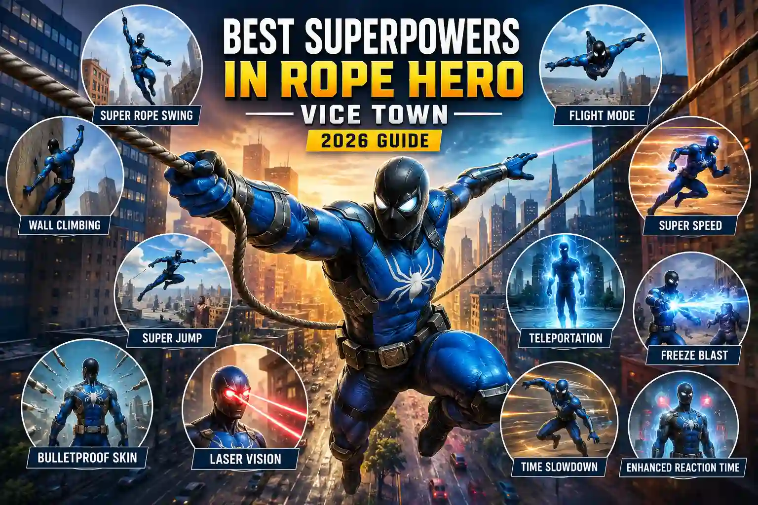 Best Superpowers in Rope Hero 3 Best Superpowers in Rope Hero