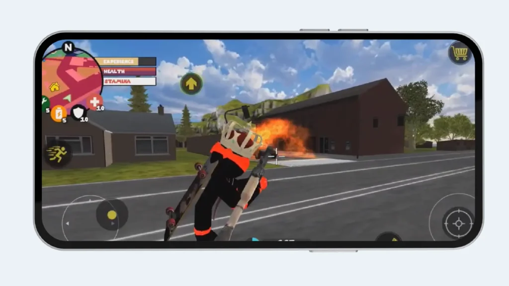 Stickman Rope Hero Mod APK 1 Ninja Gunshot Action