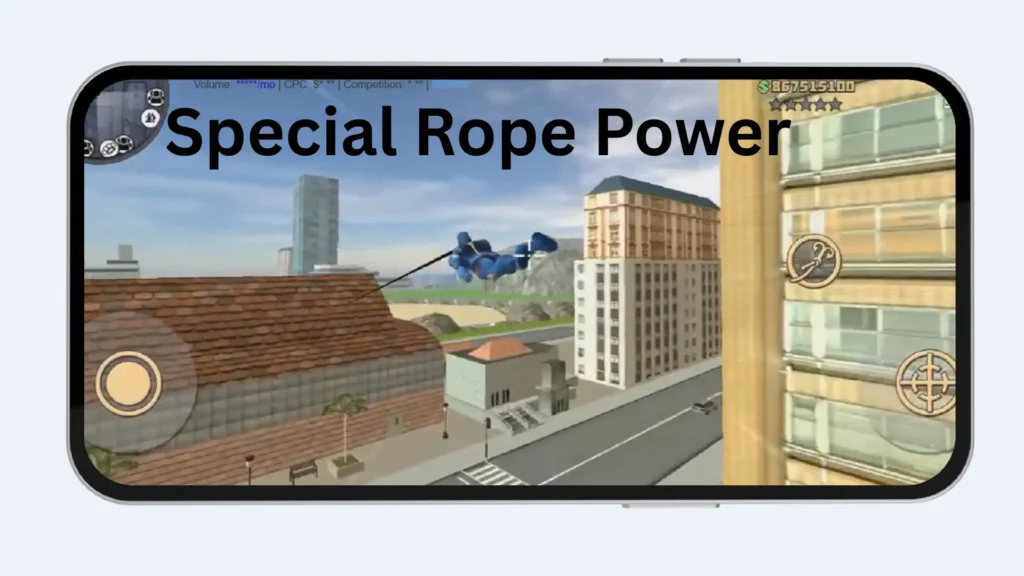 Rope Hero Vice Town Old Version 5 Special Rope Power